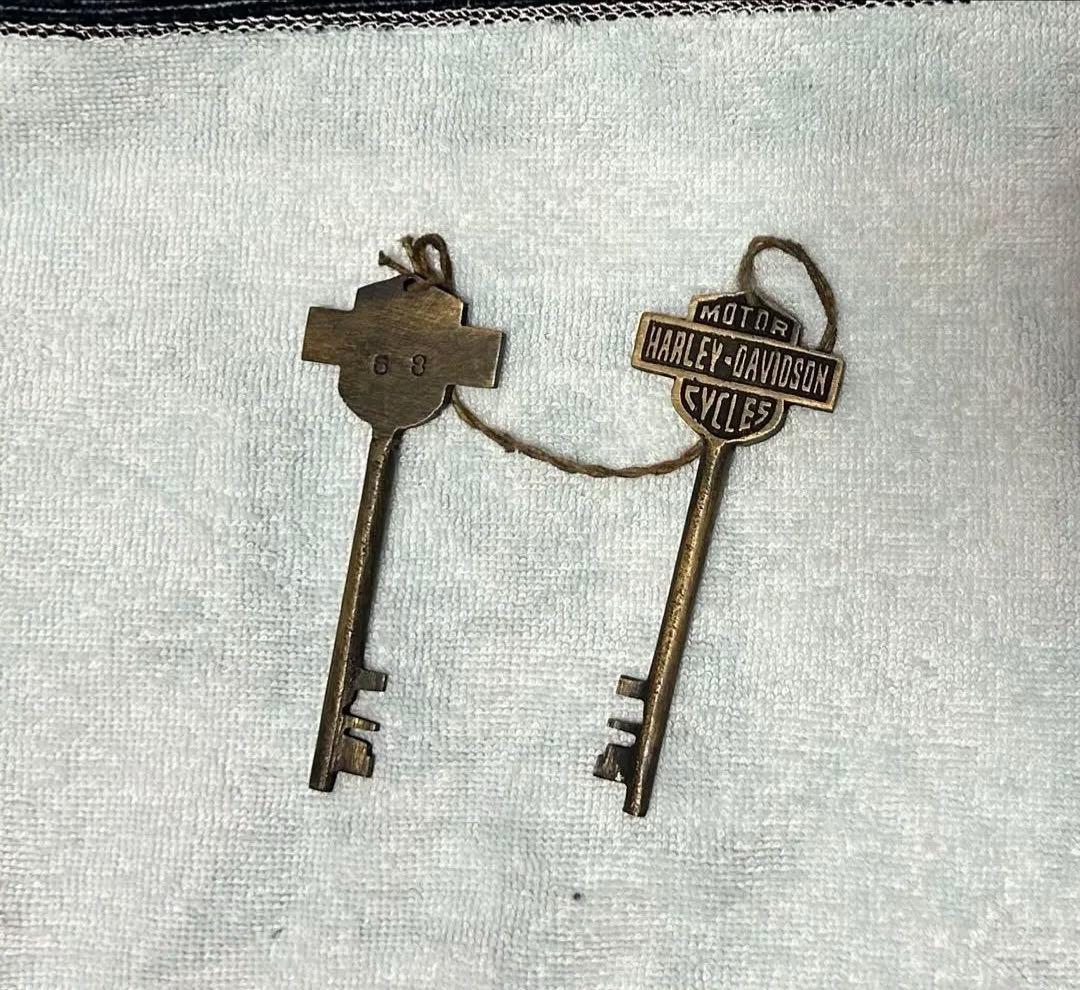 ハーレーダビッドソン 真鍮　南京錠　アンティーク