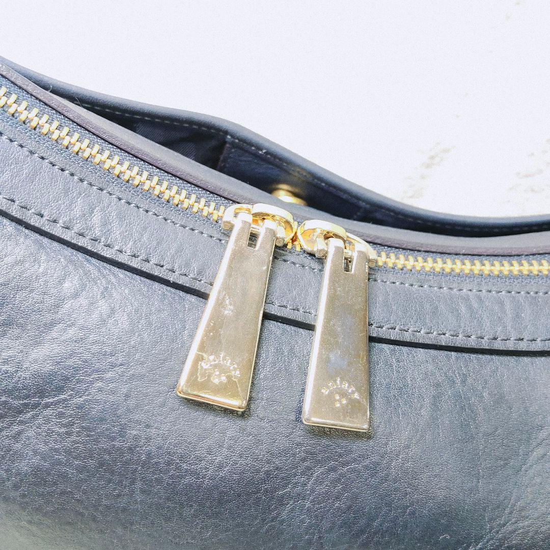 aniary アニアリ ショルダーバッグ 三日月型 レザー ハーフムーン