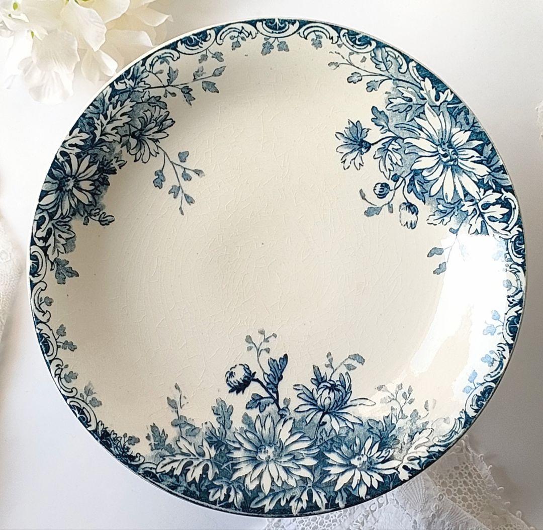 希少　美品　ジアン　FLEURS D'AUTOMN　フランスアンティーク