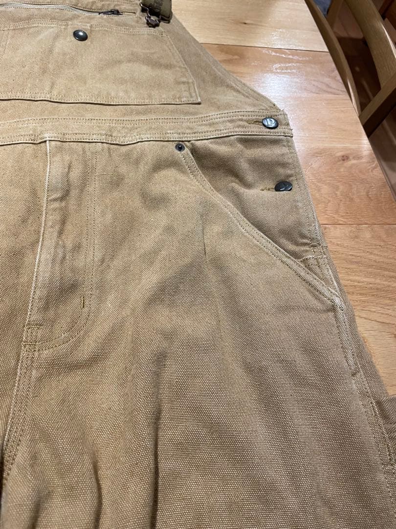 パタゴニア ヘンプ ブラウンオーバーオール・つなぎ 34 ヘンプ