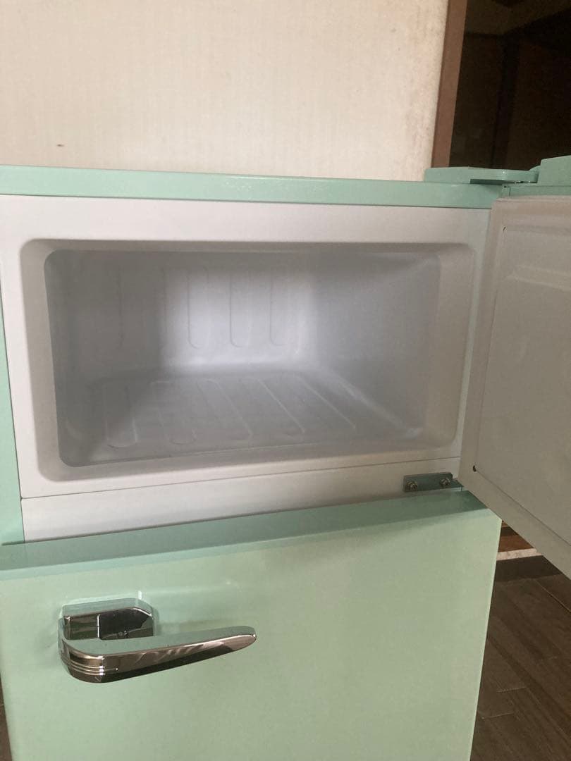 simplus ミントグリーン 2ドア冷蔵庫　85ℓ レトロ　最終値下げ