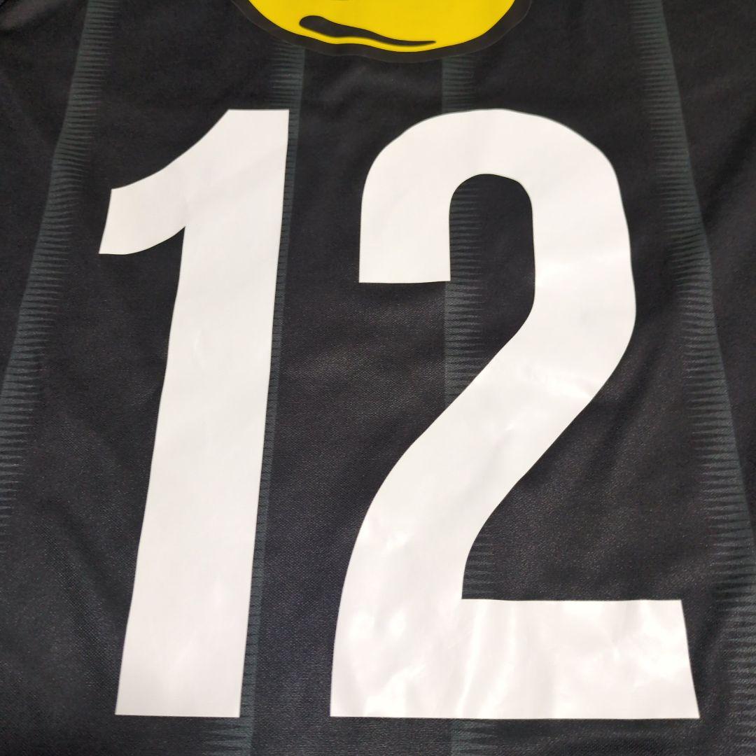 鹿島アントラーズ 2018トレーニングマッチ用 ユニフォーム 黒 L 12番