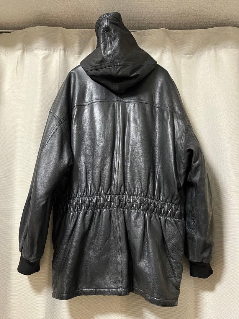 【フランス製】 SERAPHIN レザー モッズコート 50 90's