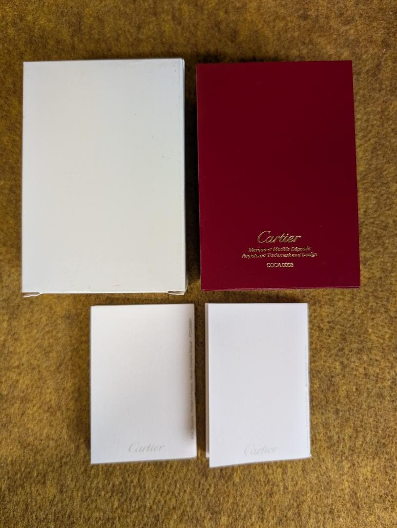 まとめ売り　Cartier　カルティエ　ライター　ケース　ボックス　空き箱　赤