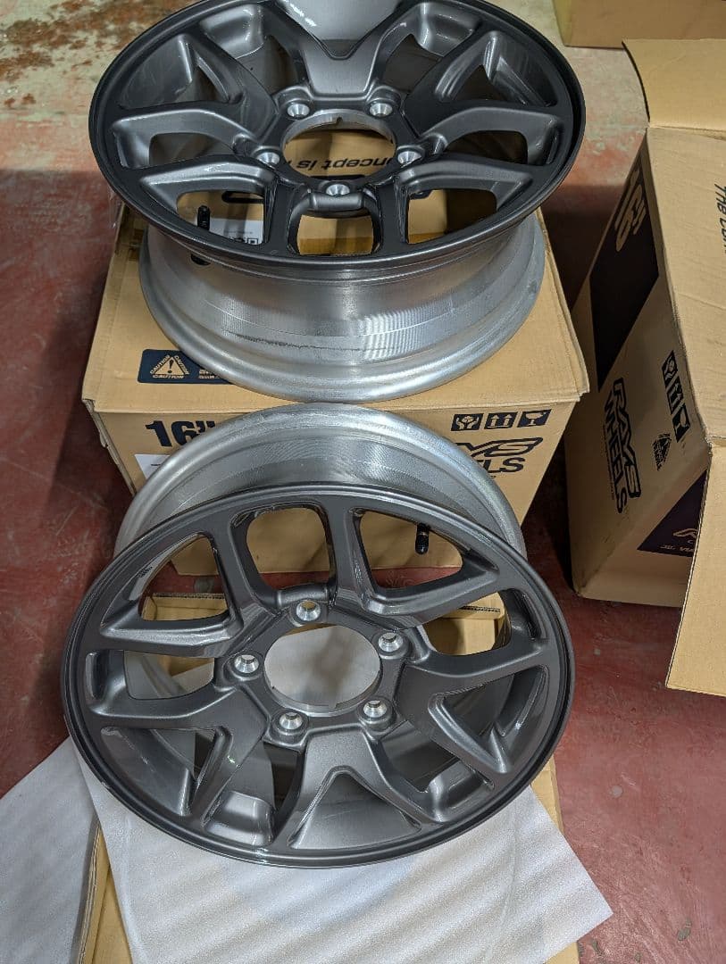 ジムニー　XC　JB64　純正ホイール　16インチ　4本セット中（2本）No.2