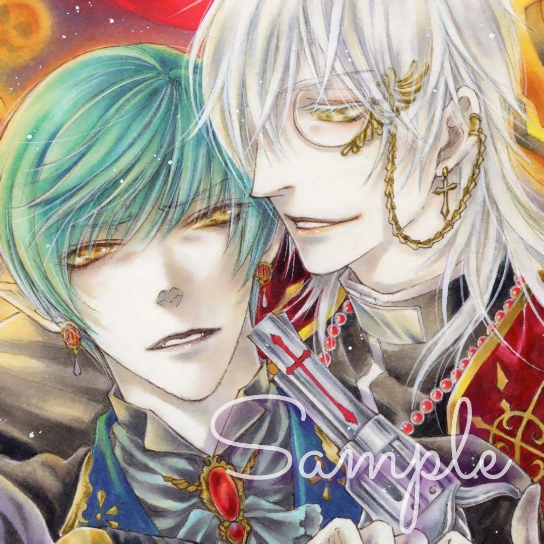 と*ん様 手描きイラスト◆ファンアート【Blood Moon】大遅刻ハロウィン