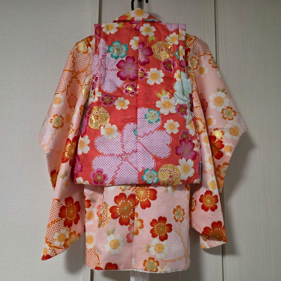 七五三 女の子 3歳 被布9点セット 着物