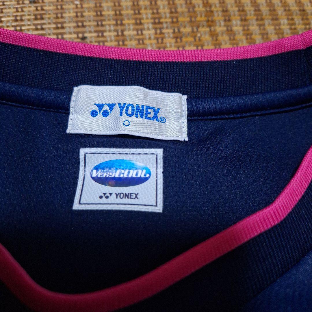 美品、希少XL(O)ヨネックス奈良岡選手着用モデルゲームシャツ10410