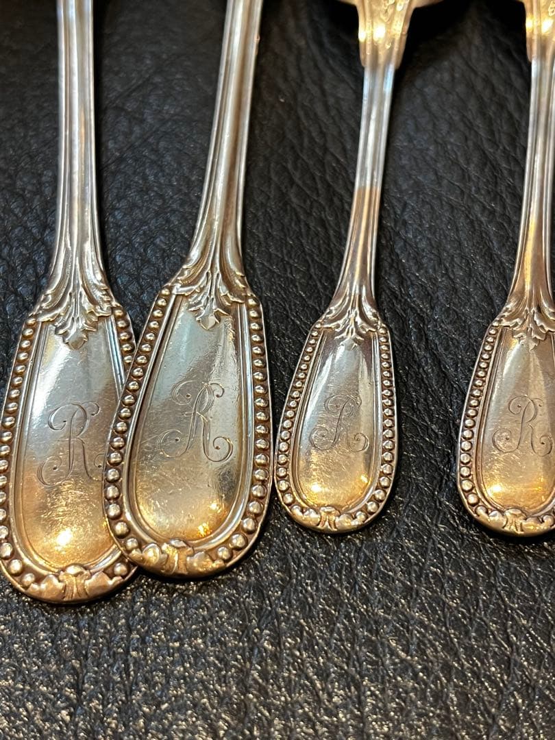 ピュイフォルカ　スターリングシルバー　スプーン　セット　純銀製　アンティーク