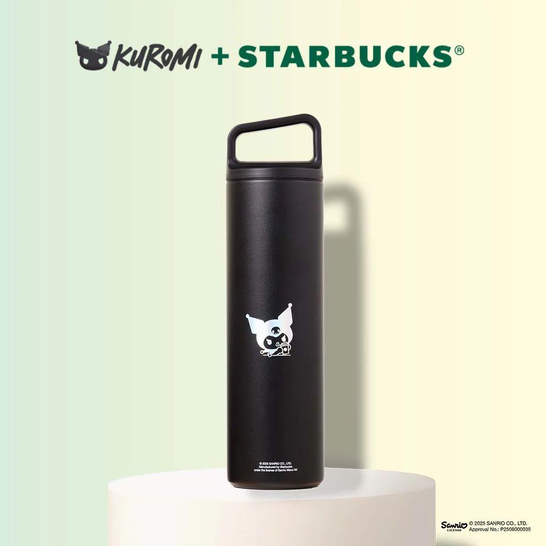Kuromi + STARBUCKS ブラック水筒 500ml