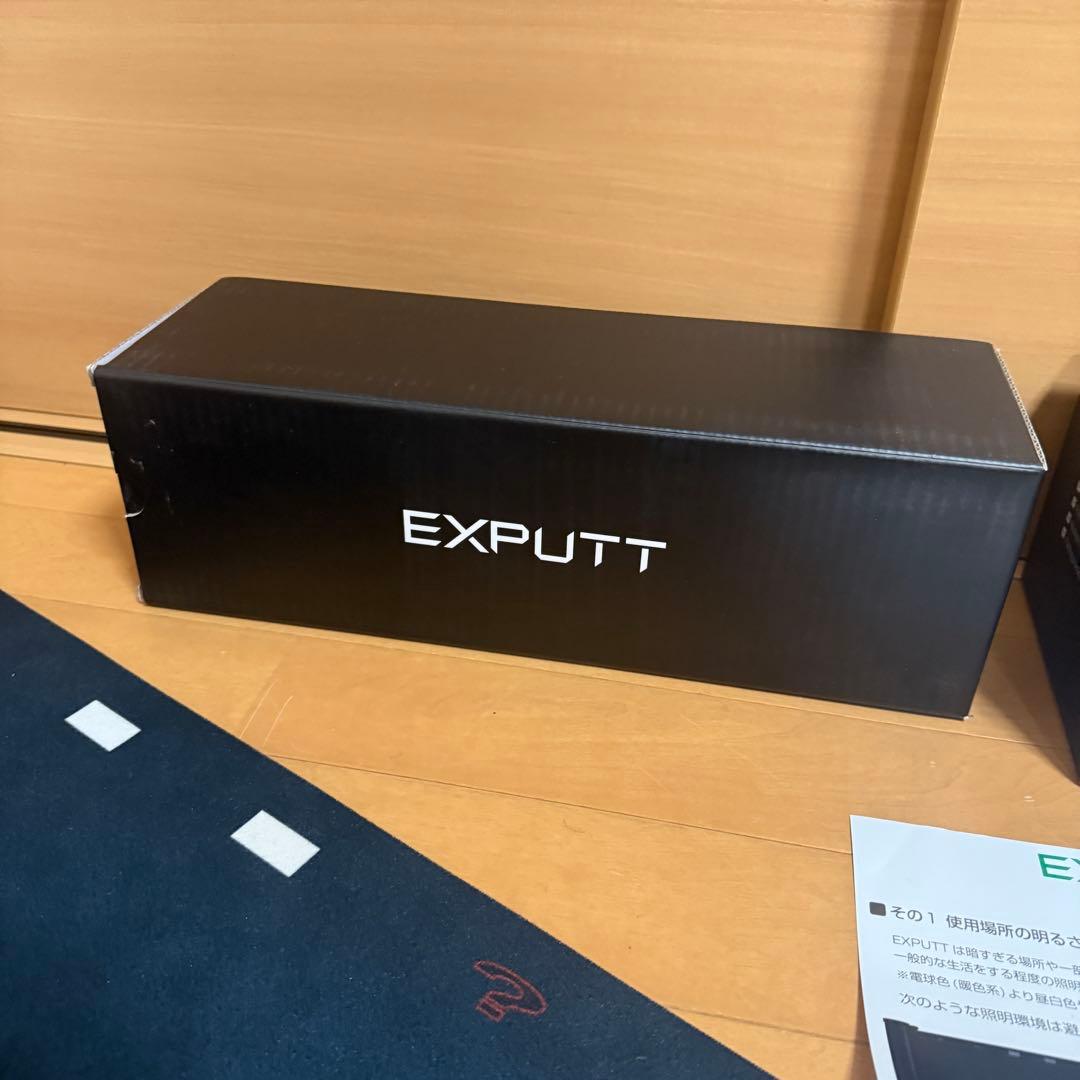 EXPUTT 家庭用 スクリーン パッティング 練習 ゴルフ パター