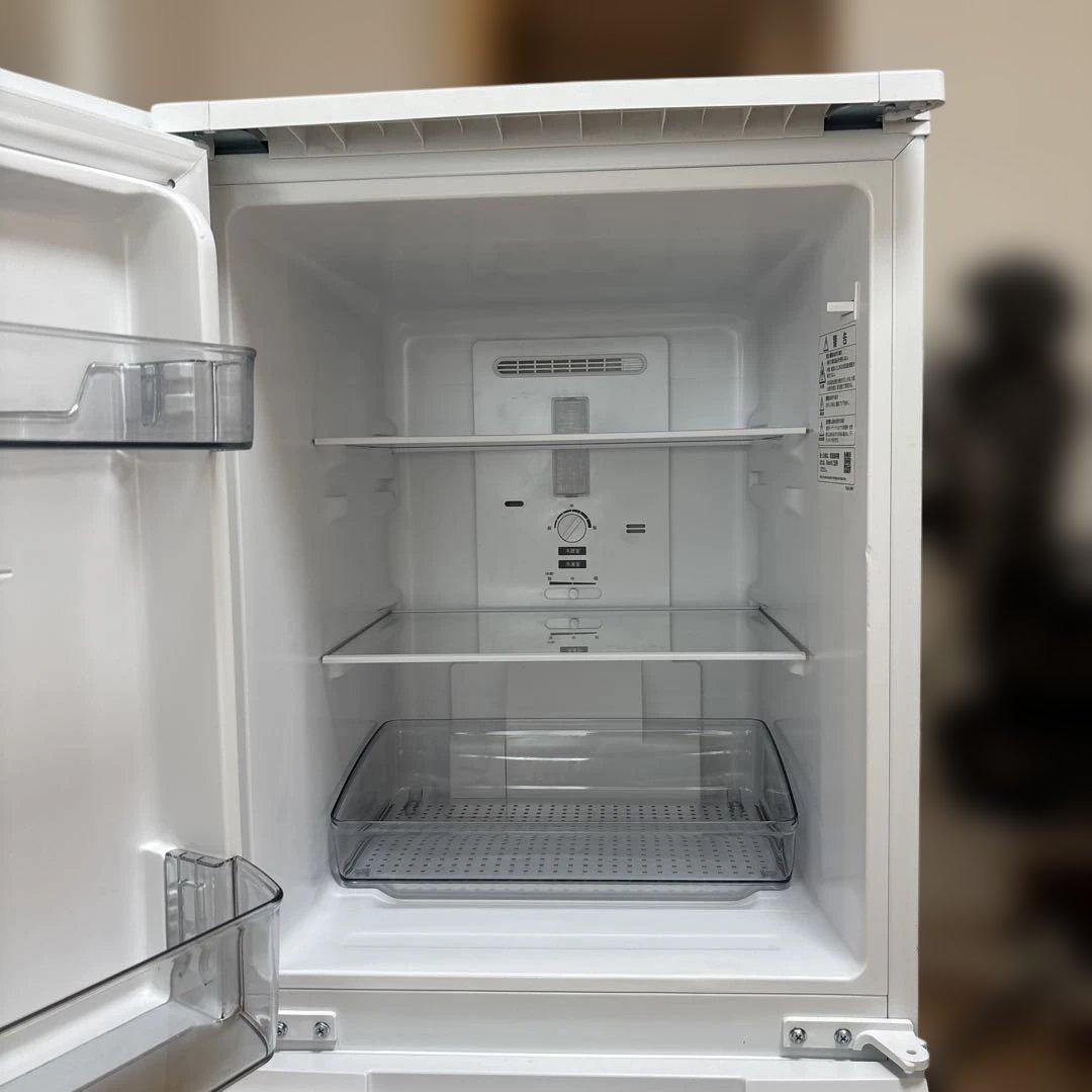 【美品】シャープ 冷蔵庫 SJ-D15K-W 2024年製 ホワイト 152L