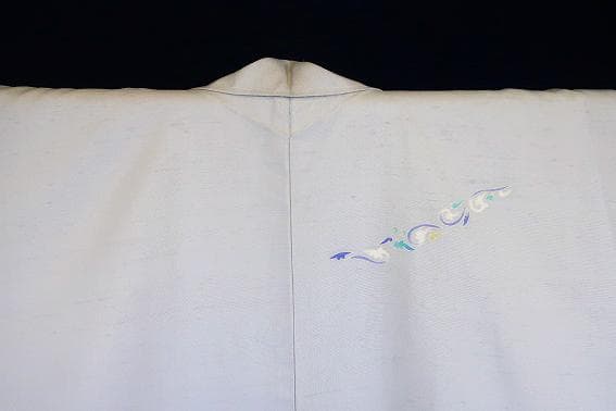 ★専用★ 未使用品 付け下げ 紬 ライトグレー 唐草花 袷 身丈159cm