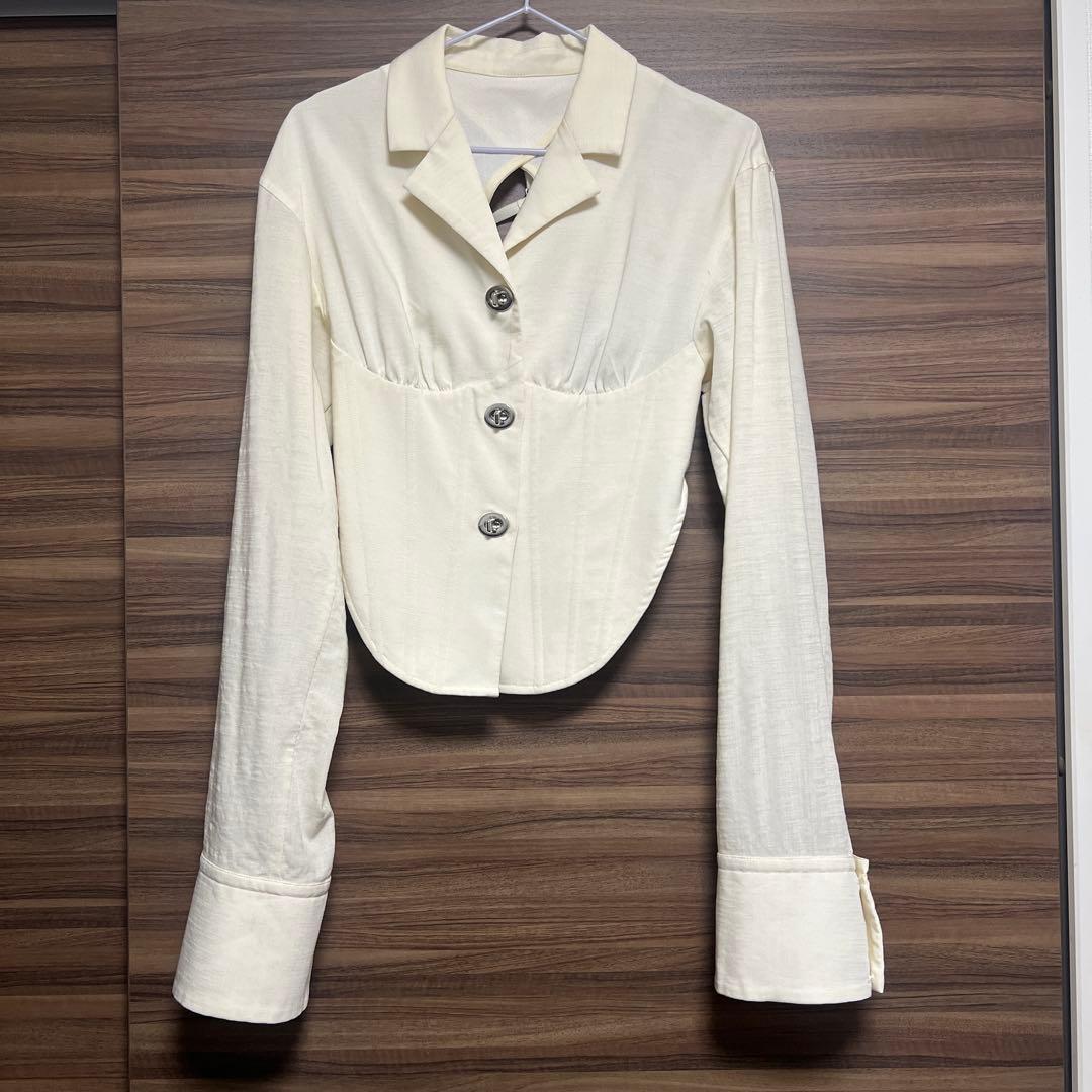 PRANK PROJECT バックオープンコルセットシャツ