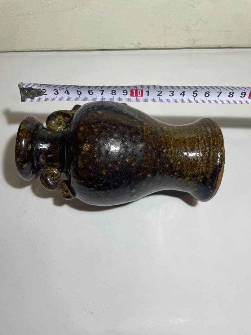 やちむん　琉球美術　古典焼　知花焼　供箱付き