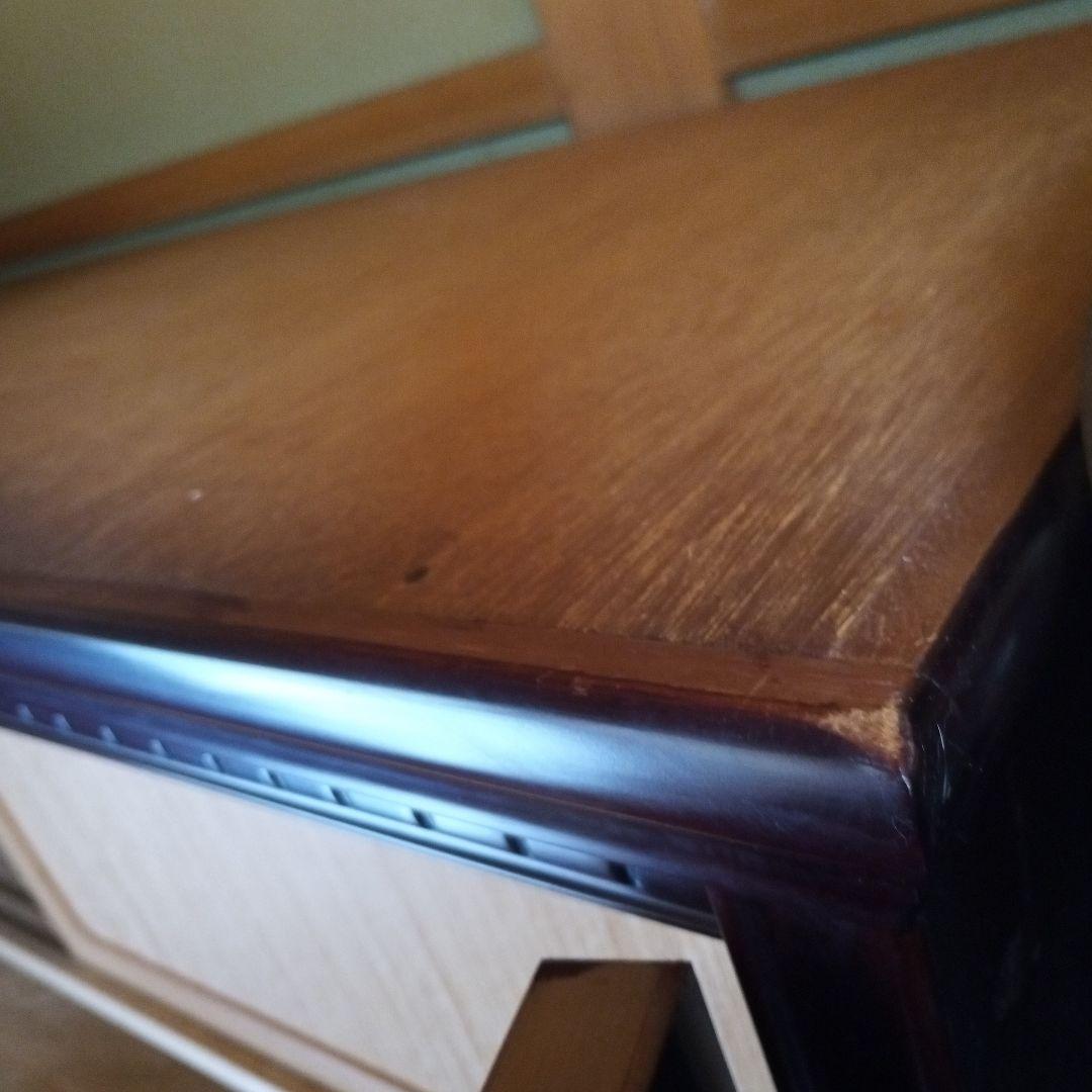 着物箪笥 和箪笥 表面材天然杢単板カリン 2段分離