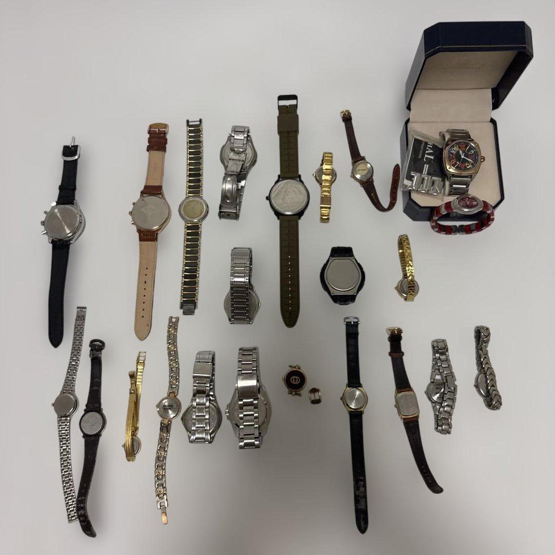 タ*オ様 腕時計 23個まとめてGucciなど メンズ レディース