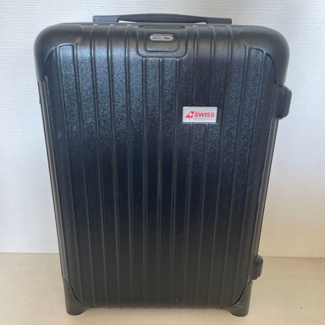 あ*こ様 激レア RIMOWA スイス航空 サルサ 2輪 マットブラック 機内持