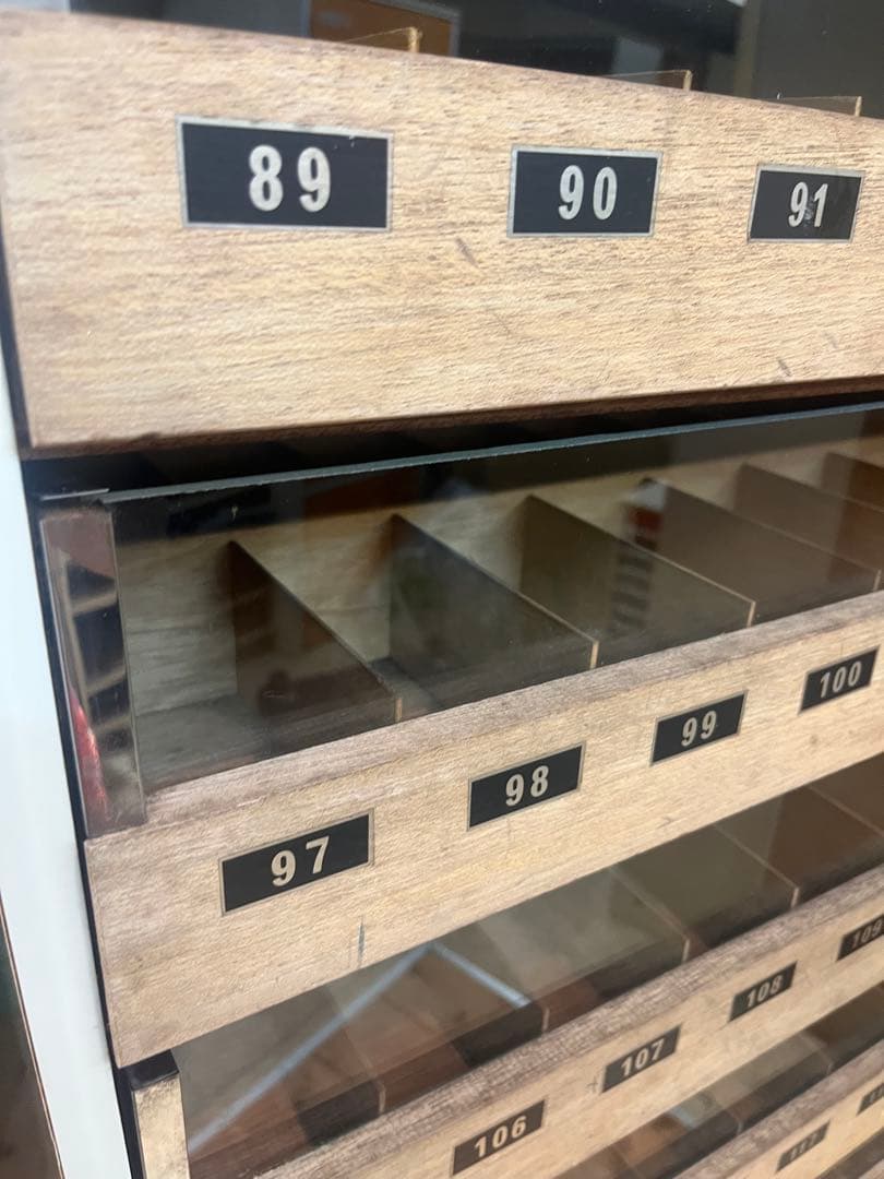 ミシン糸ケース 収納棚 昭和レトロ 特大 インテリア アンティーク 当時物