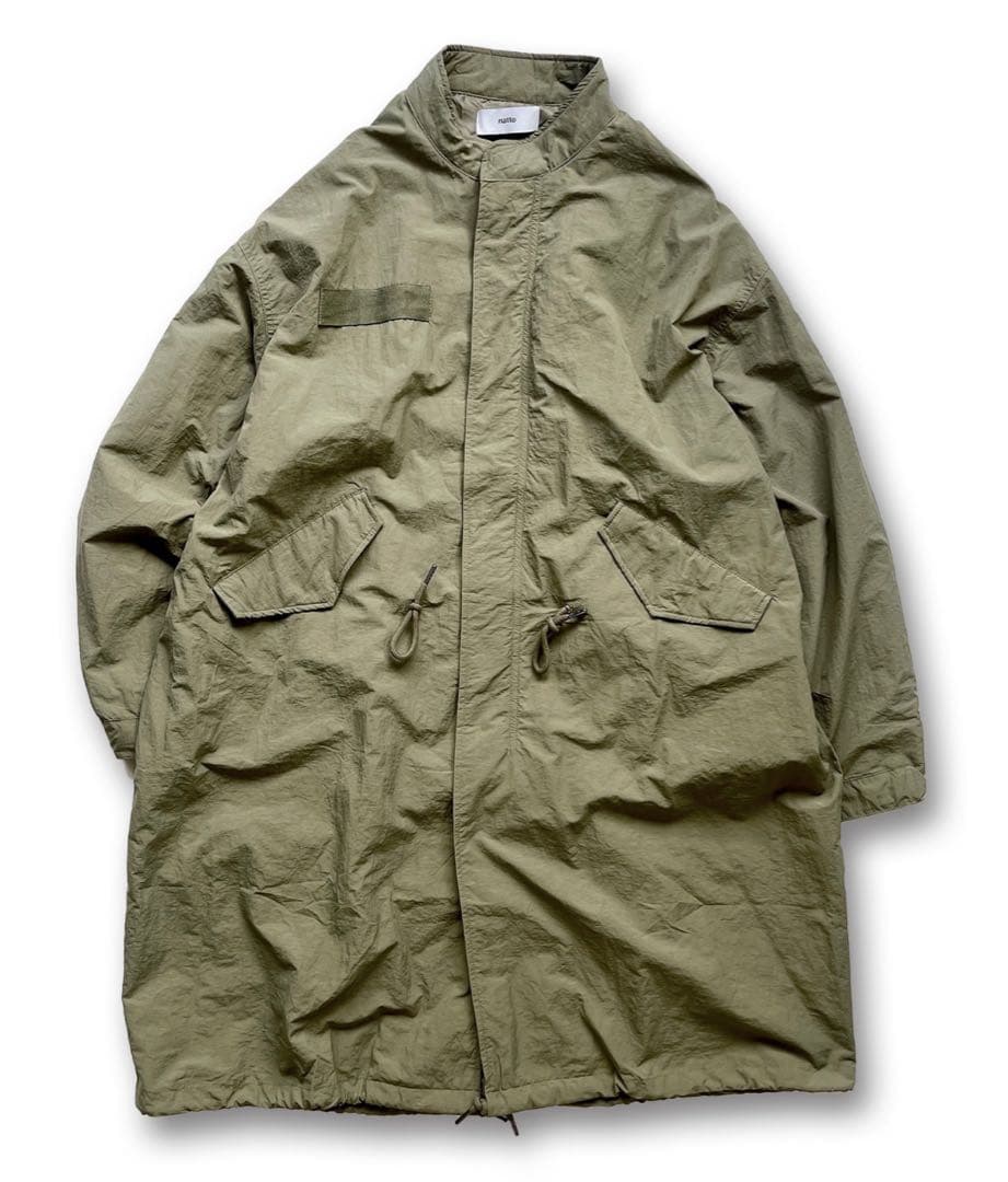 ルーズシルエットミリタリーモッズコート