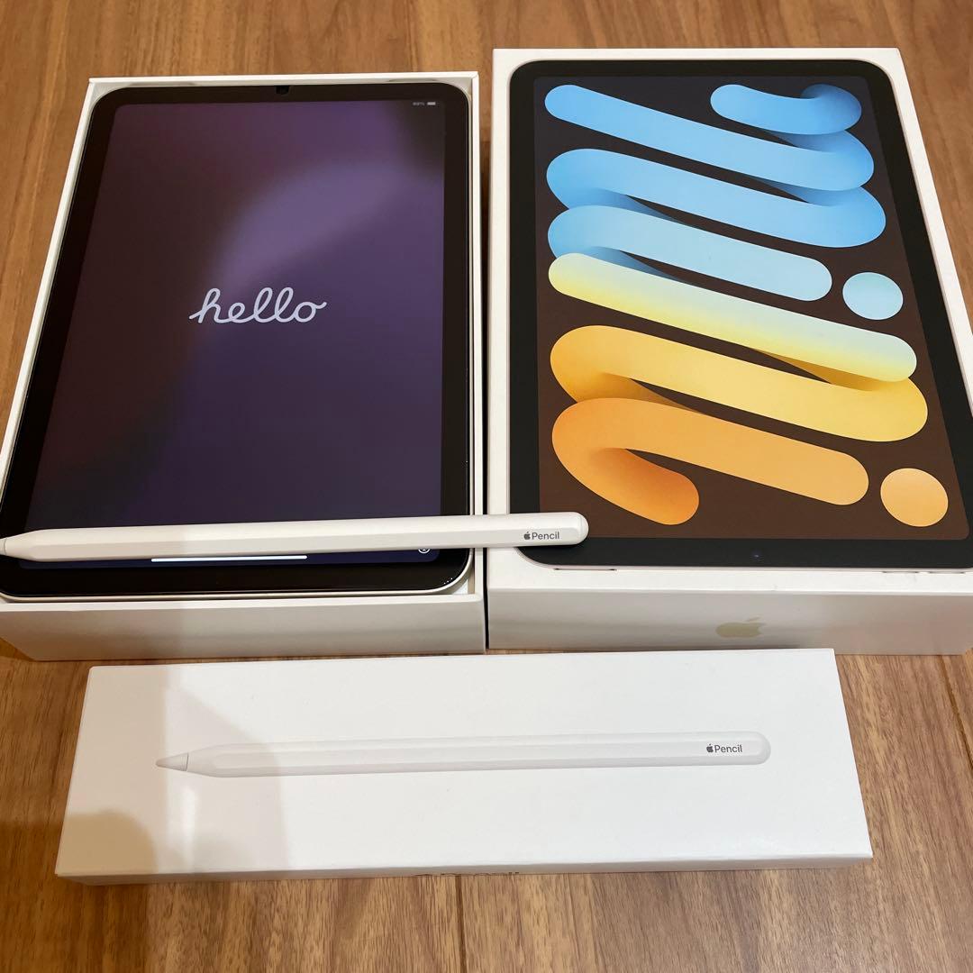 iPad mini（第6世代）64GB Apple pencil 第2世代