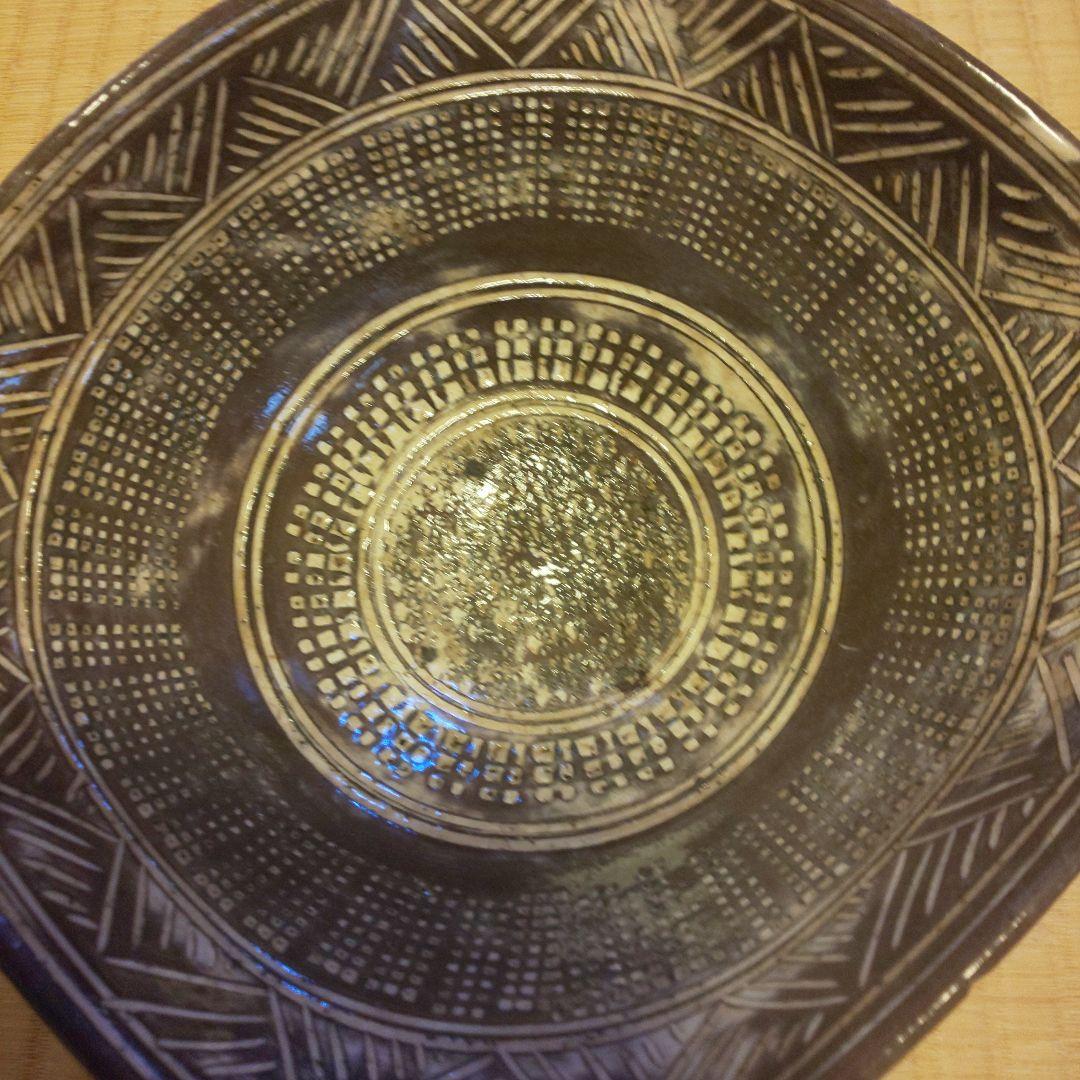 A 176 三島 主菓子器 3代 ・清水六兵衛）