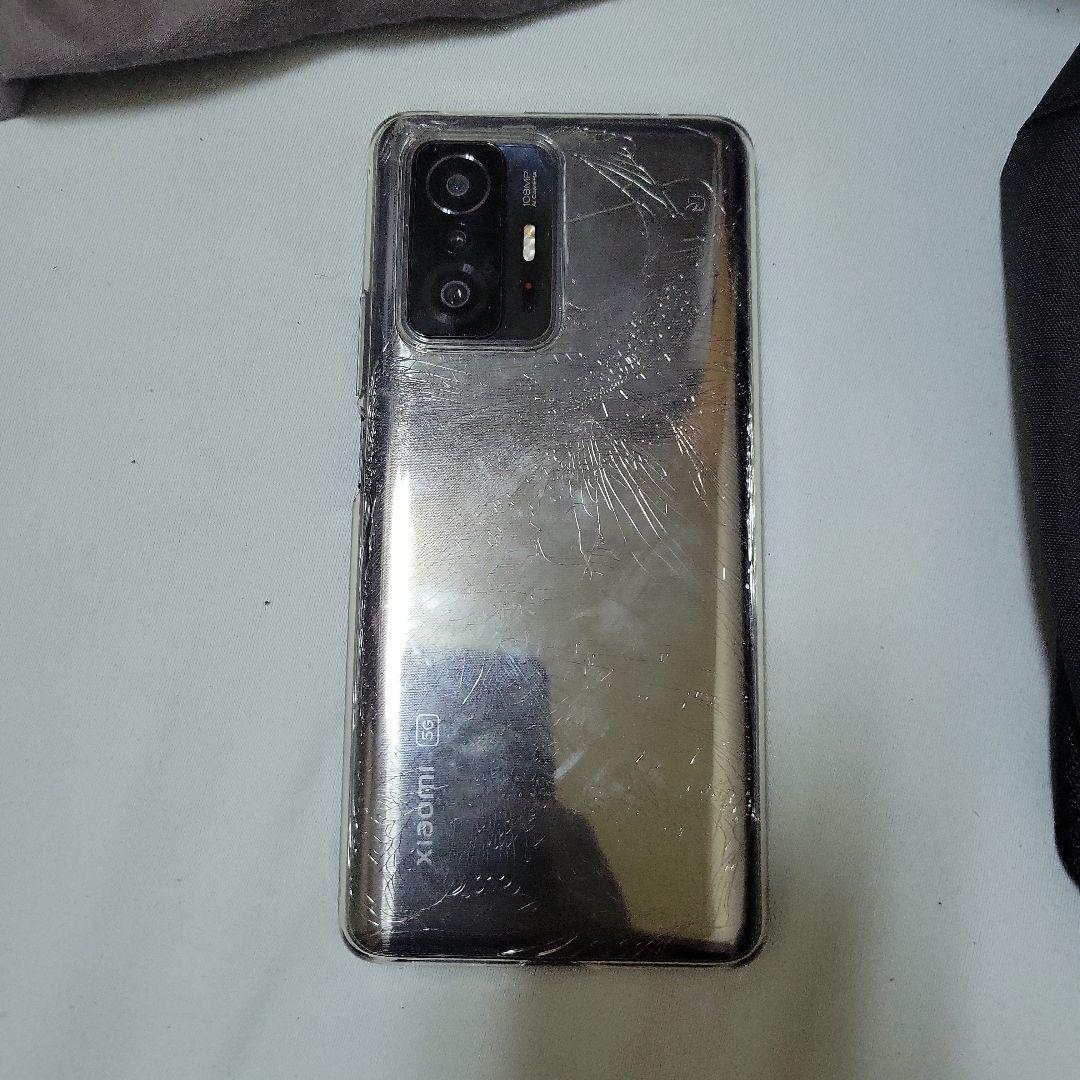 Xiaomi 11T Pro シルバー 背面傷あり