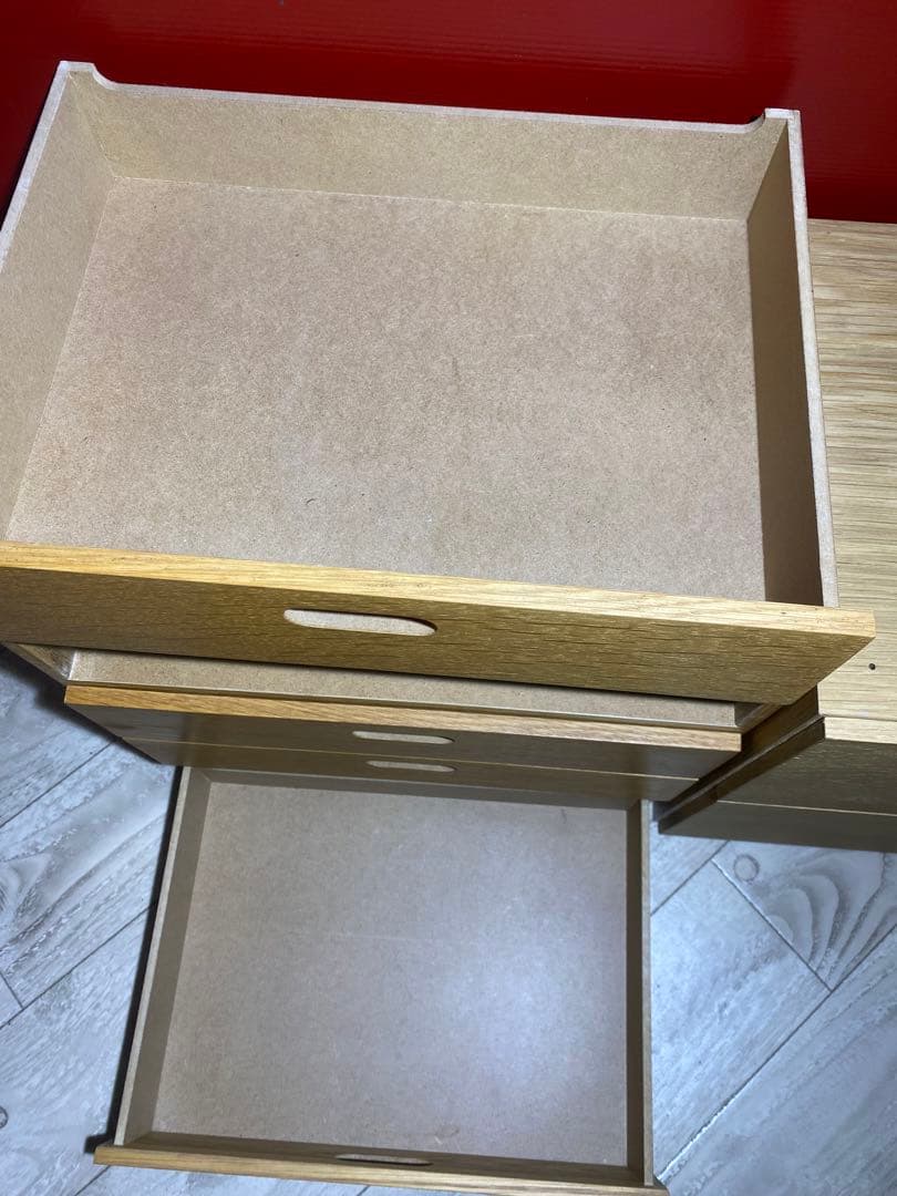 ✨大人気✨無印良品　スタッキングシェルフ用チェスト　オーク　2個セット