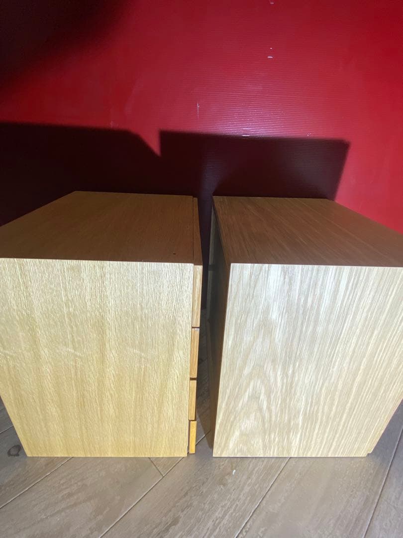 ✨大人気✨無印良品　スタッキングシェルフ用チェスト　オーク　2個セット