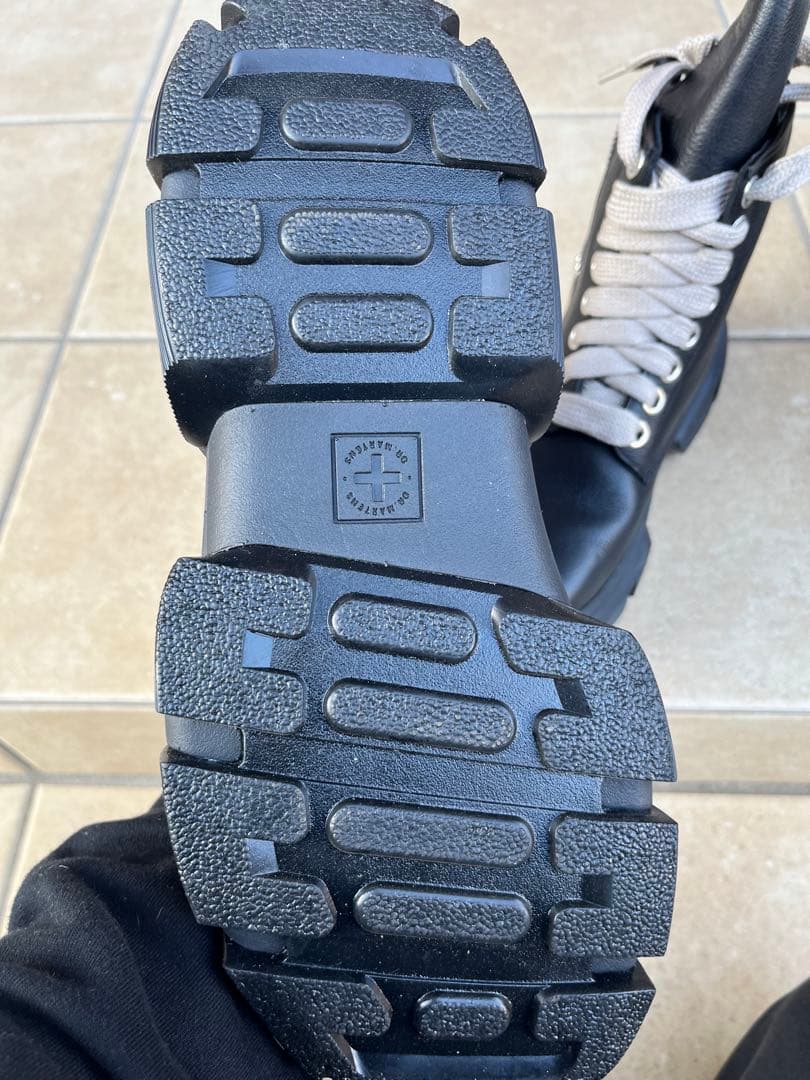 靴 DrMartems X RickOwens 1460 JMB Lace