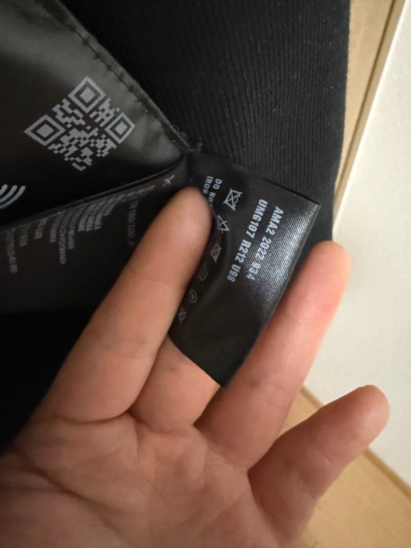 PRADA フード付きナイロンジャケット　ニットパーカー