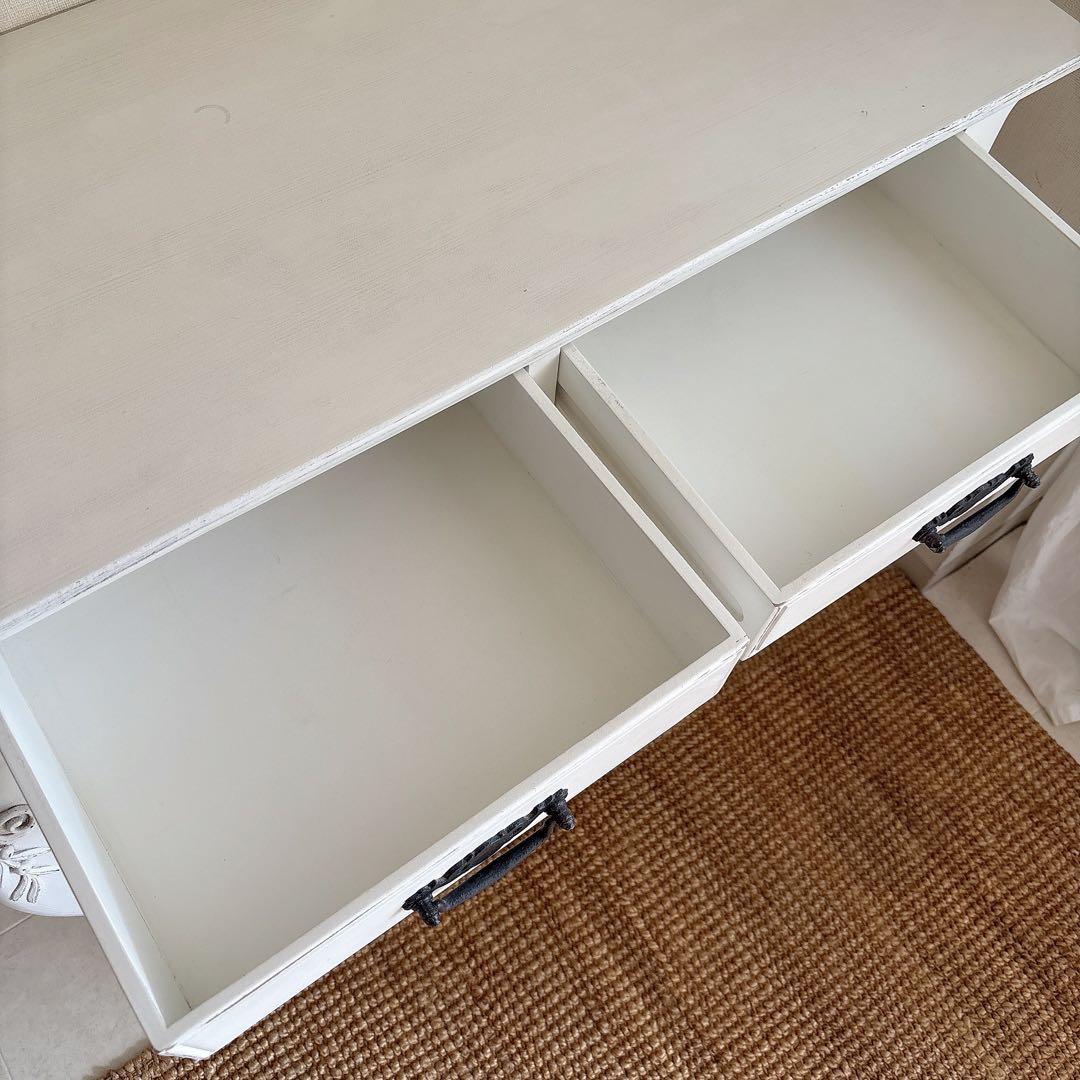 北欧　フランス製　コンソール　アンティーク　ドレッサー　デスク　シャビーシック