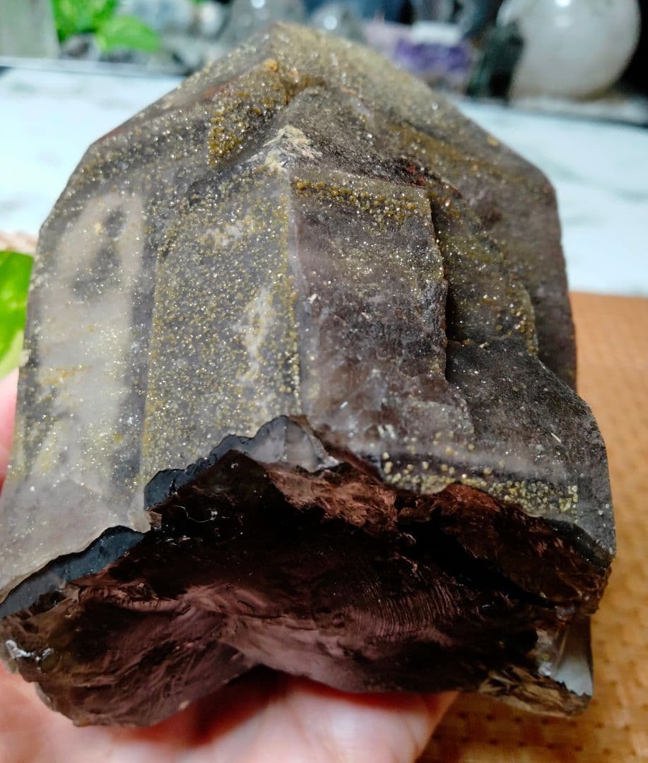 【純天然】★大サイズ★★魔除け・厄除け★ 863ｇモリオン 黒水晶 原石