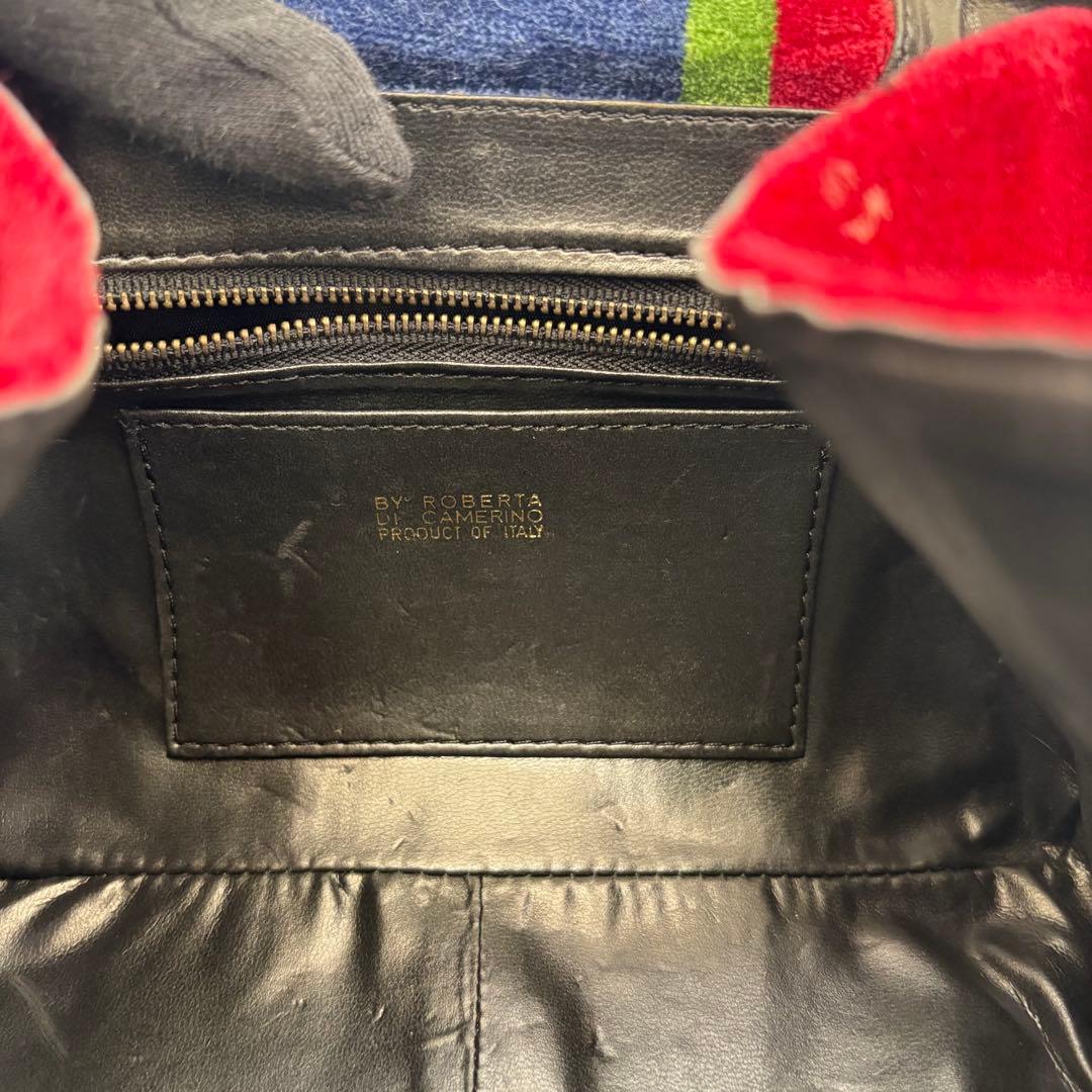 希少　ロベルタディカメリーノ　ハンドバッグ　カラベラ　ヴィンテージ　レトロ