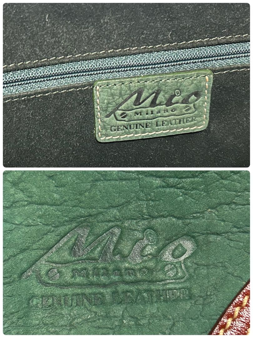 美品　Mio Milano 本革ボストンバッグ　お洒落