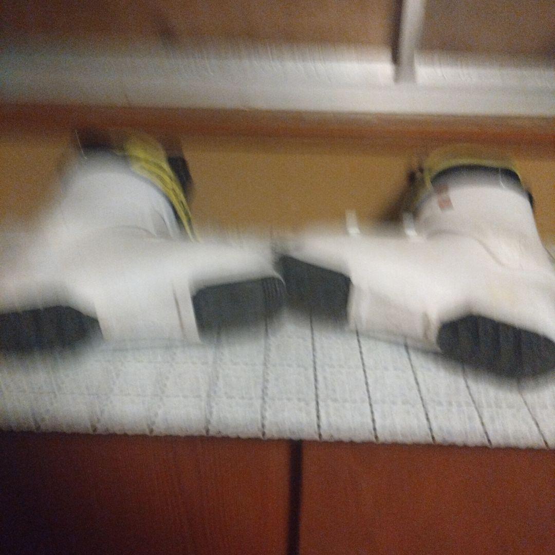 HEAD スキーブーツ24.5 子ども用 ホワイト/イエロー　1シーズン使用