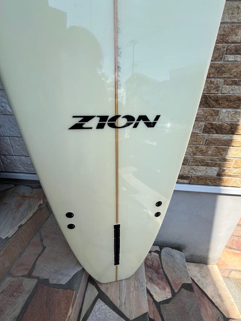 ZION サーフボード 9フィート クリーム/オレンジ