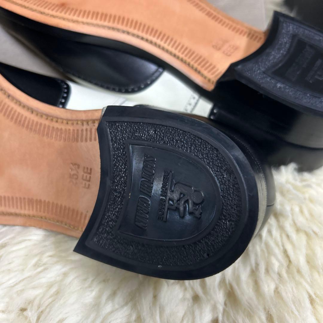 新品未使用　スコッチグレイン バイカラー ウイングチップ 白 黒　25.5