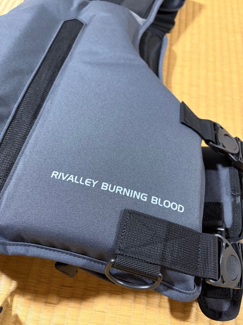 リバレイ 7694 RBB ロックショアシューティングベストII チャコール