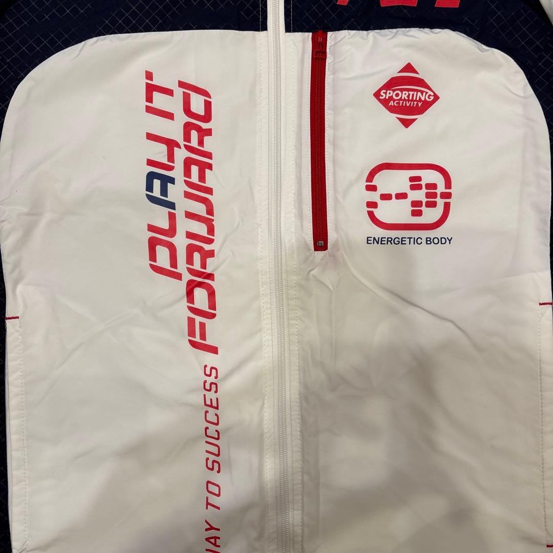 【美品】アシックス A77 ピステ上下 ウィンドブレーカー 中綿 裏起毛 L