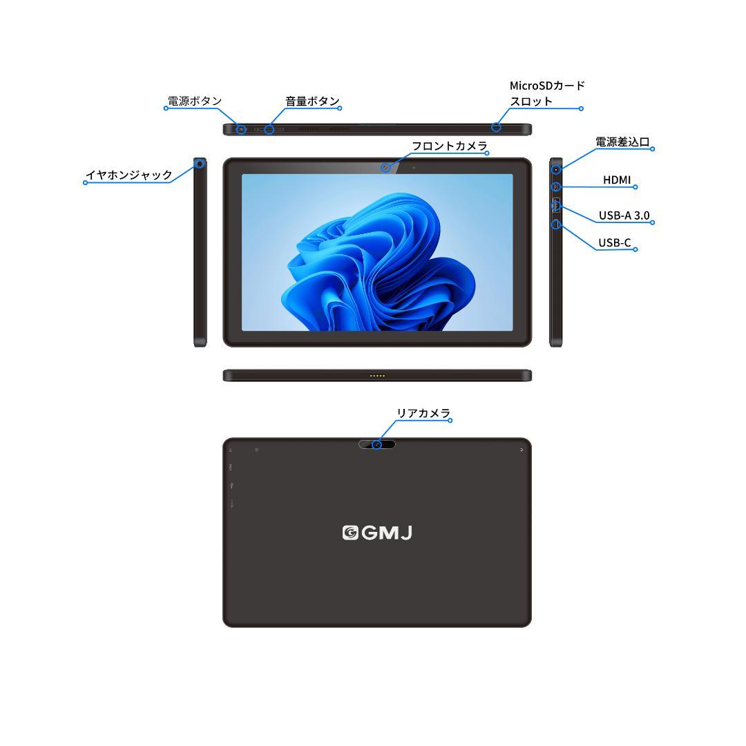 ★未使用品★GM-JAPAN 2in1 タブレット　GMJ-10-128