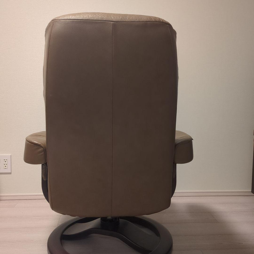 Fjords ブラウン 1人掛けソファ オットマン別売り