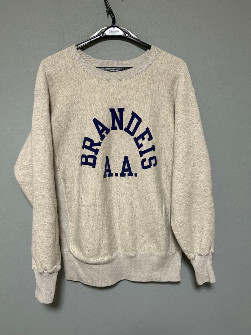Champion BRANDEISリバースウィーブ クルーネックスウェットシャツ