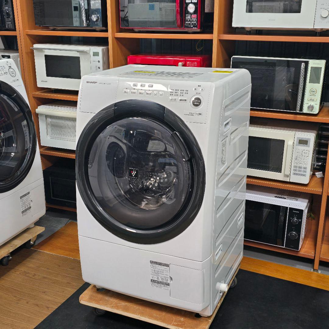【完全分解洗浄済み】SHARP 7KG ドラム式洗濯機 2021年製