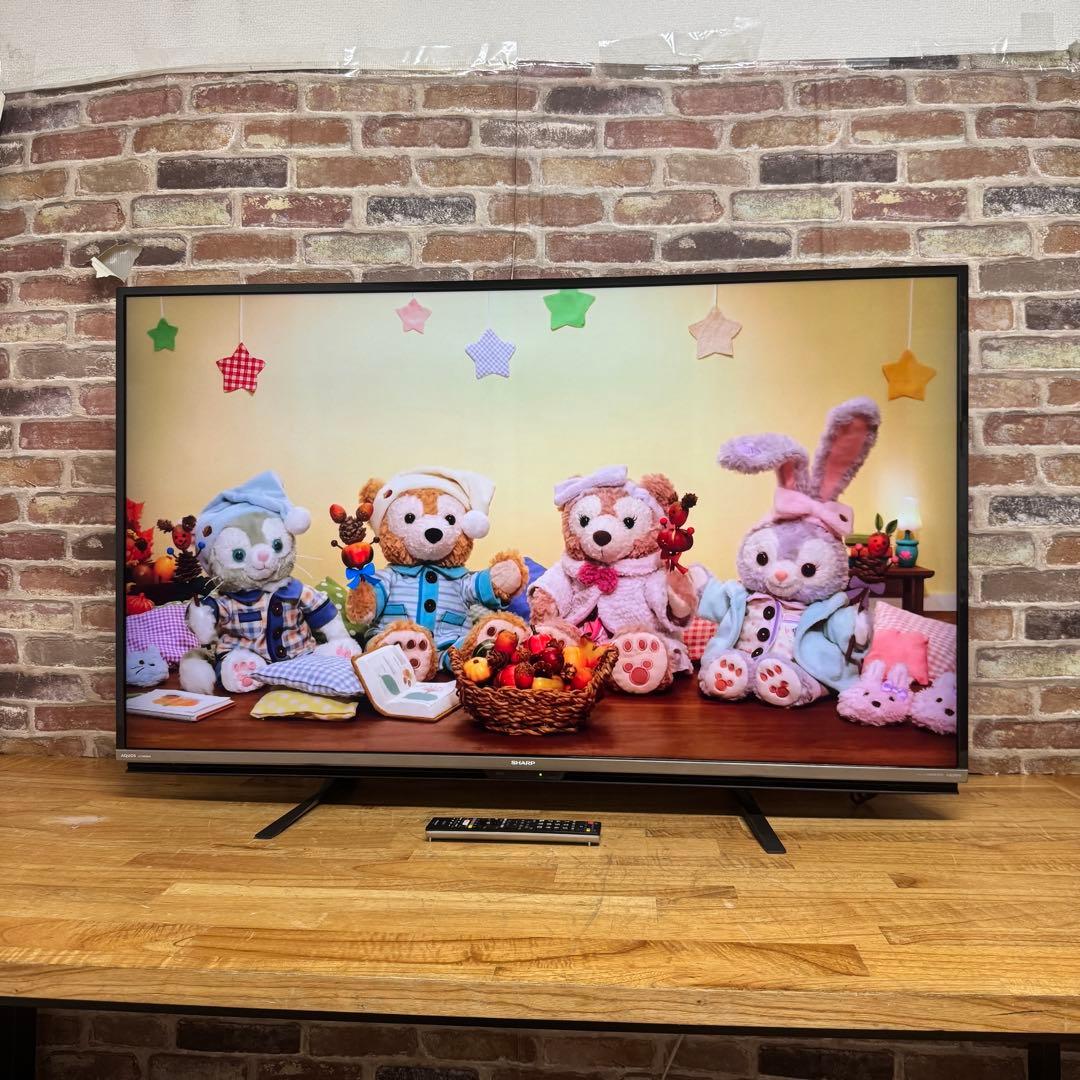 シャープ 50V型 4K液晶テレビ AQUOS LC-50US45 動画アプリ○