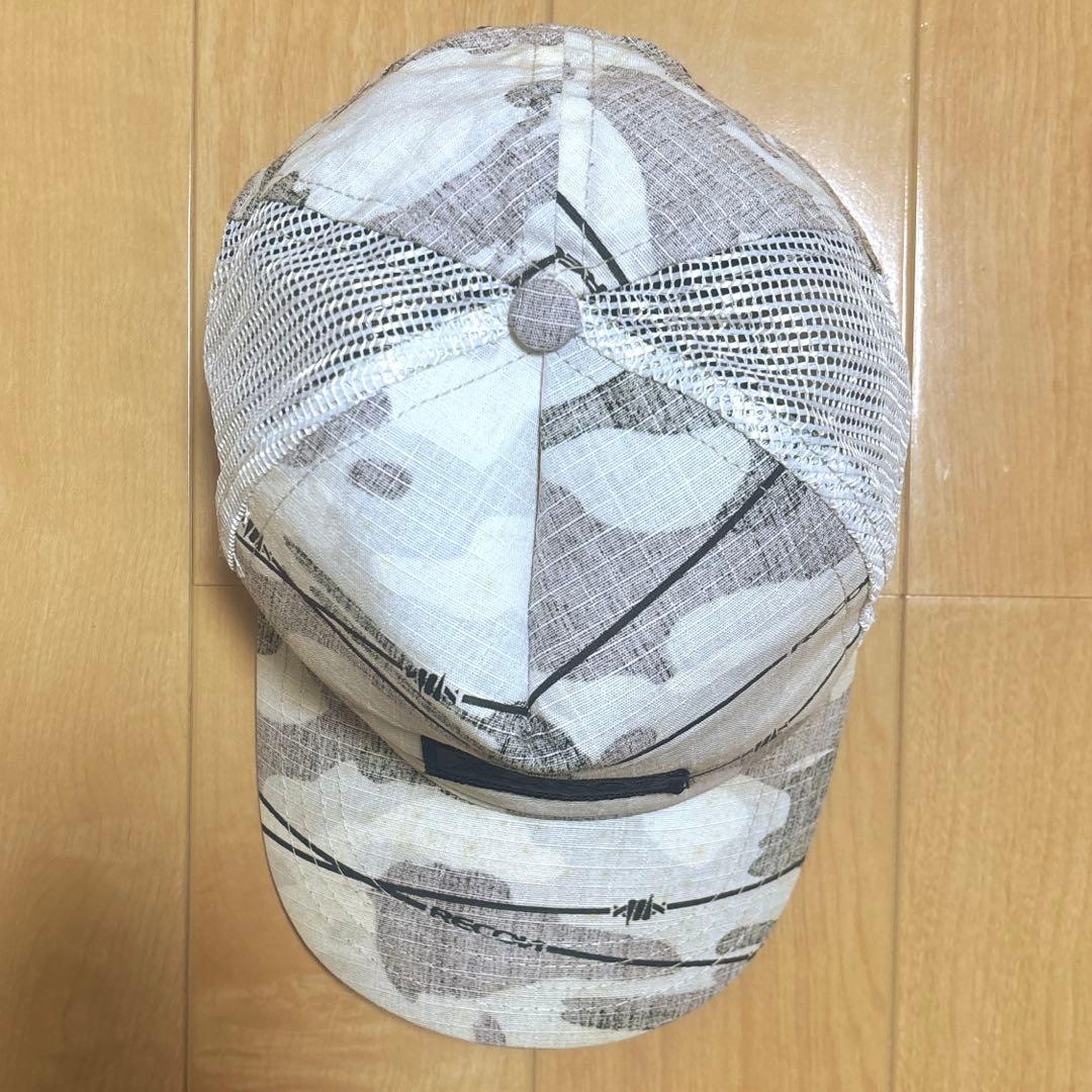 X-LARGE× RECON （W name ）迷彩　グレー　キャップ メッシュ