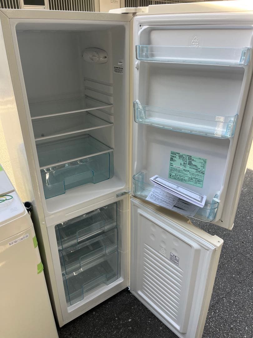 福岡市配送設置無料　大きめ162L冷蔵庫、洗濯機セット