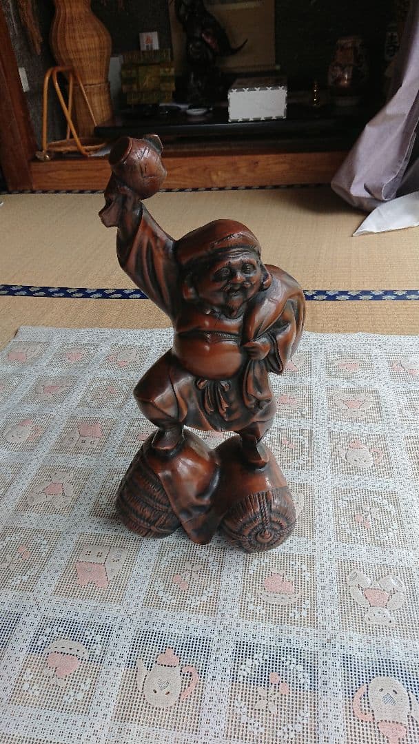 大黒様の金属製置物  和風置物