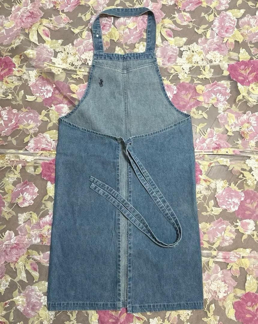 美品 RARPH LAUREN ラルフローレン デニム エプロン