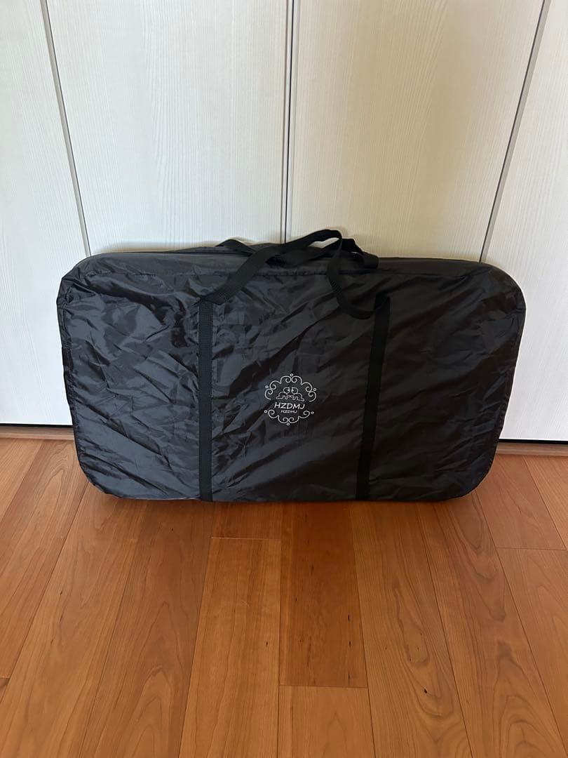 ベビーベッド　折りたたみ　HZDMJ ベージュ　カーキ　蚊帳付き